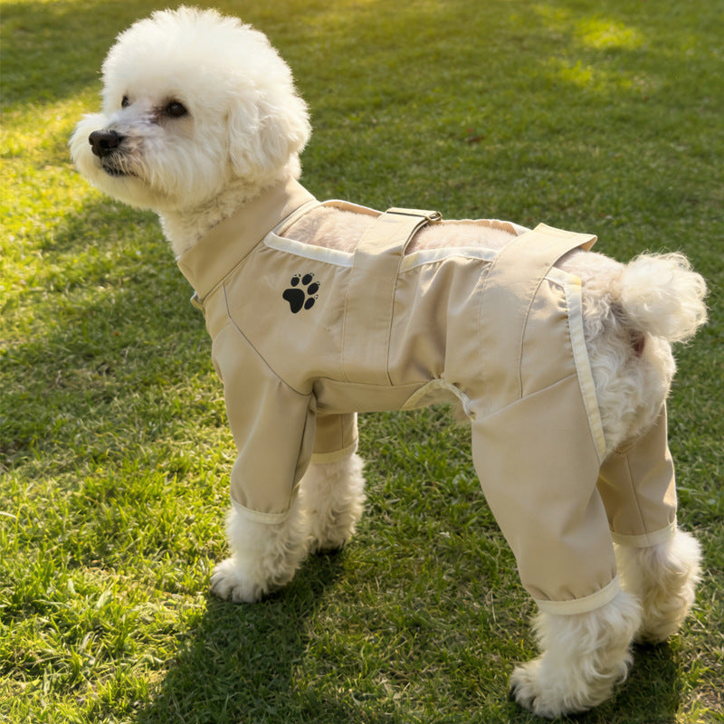 Dog Single-Layer Windbreaker Jacket