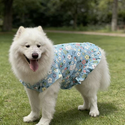 Dog Printed Vest Polyester Sleeveless Pet Shirt