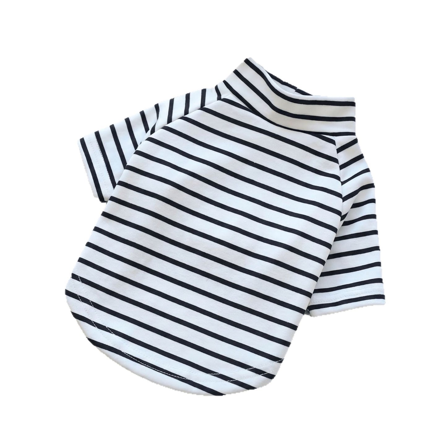 Dog Striped T-Shirt Polyester Pet Casual Shirt