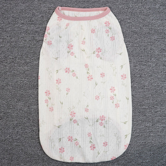 Dog Cotton Vest Pet Printed Sleeveless Shirt