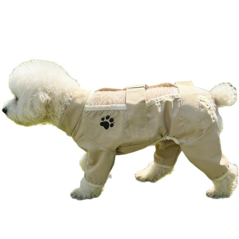 Dog Single-Layer Windbreaker Jacket