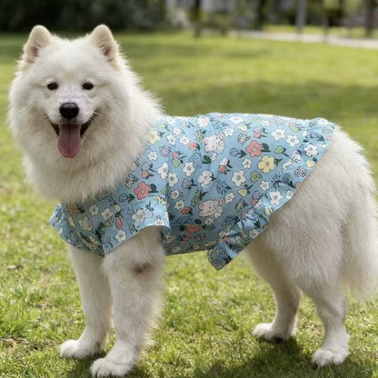 Dog Printed Vest Polyester Sleeveless Pet Shirt