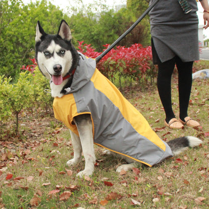 Dog Waterproof Raincoat Reflective Pet Rain Jacket