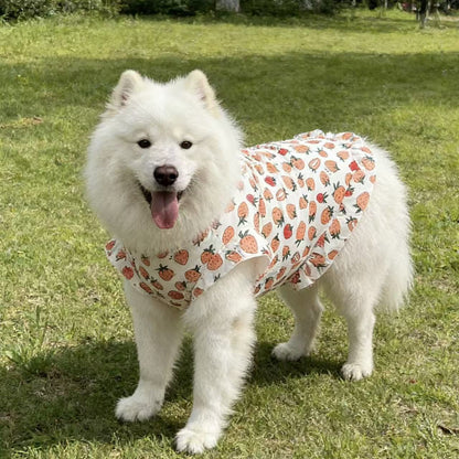 Dog Printed Vest Polyester Sleeveless Pet Shirt