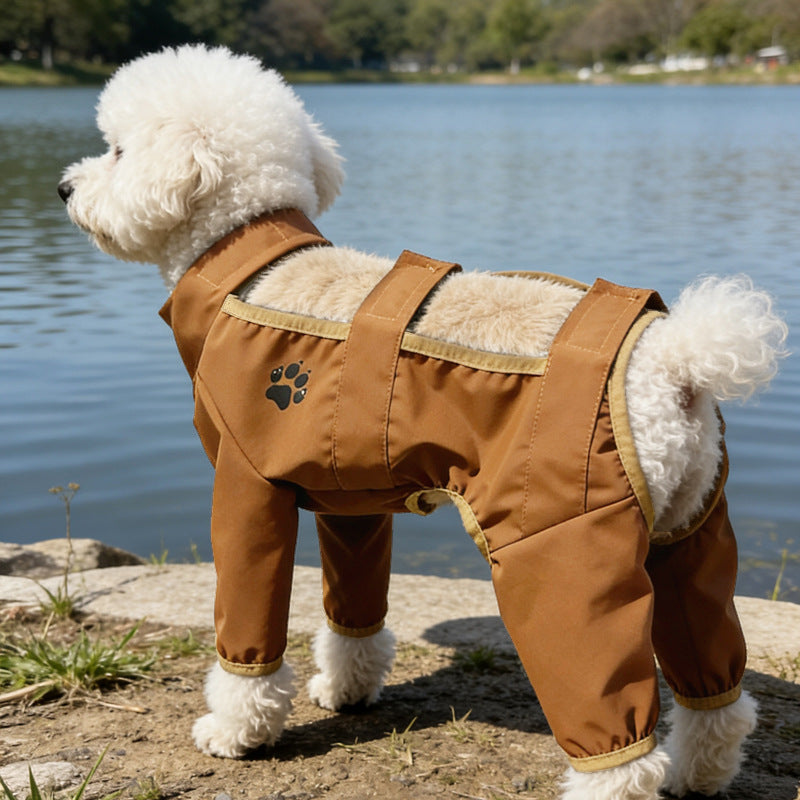 Dog Single-Layer Windbreaker Jacket